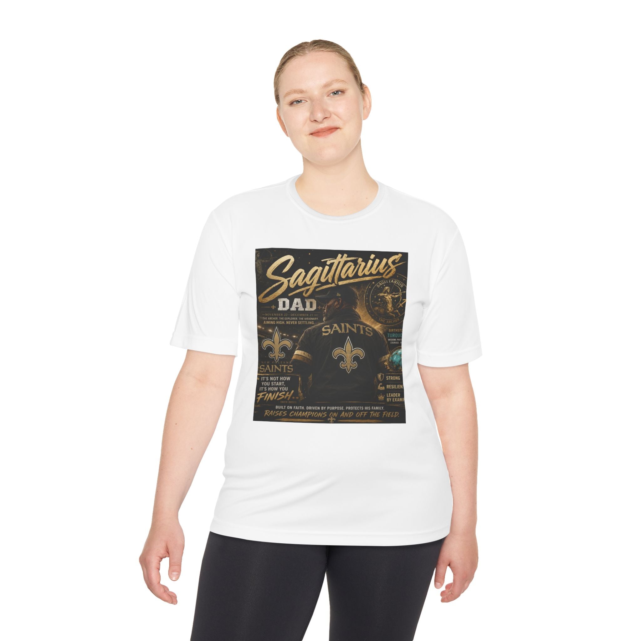 Dad Football Tee | Zodiac Dad T-Shirt
