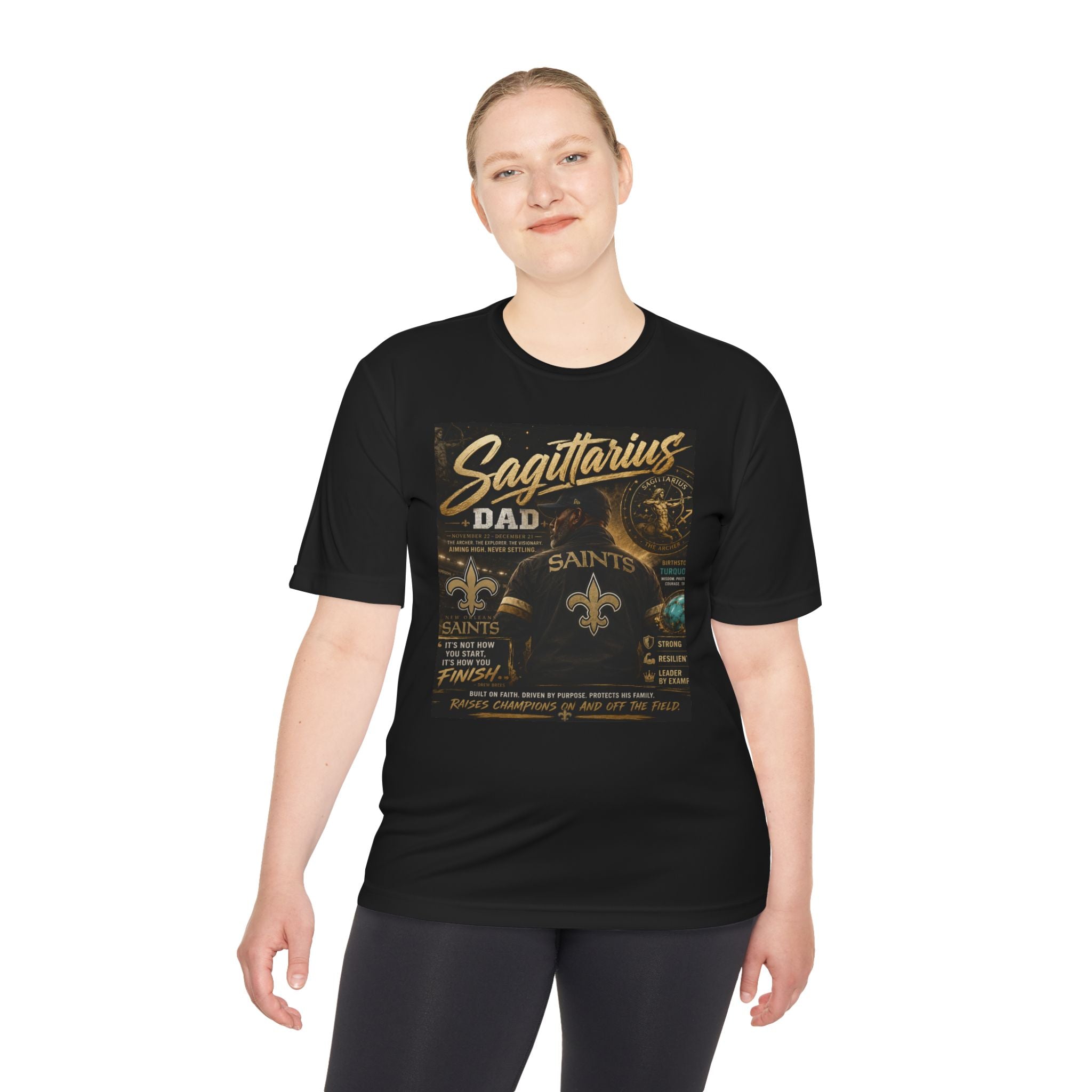 Dad Football Tee | Zodiac Dad T-Shirt
