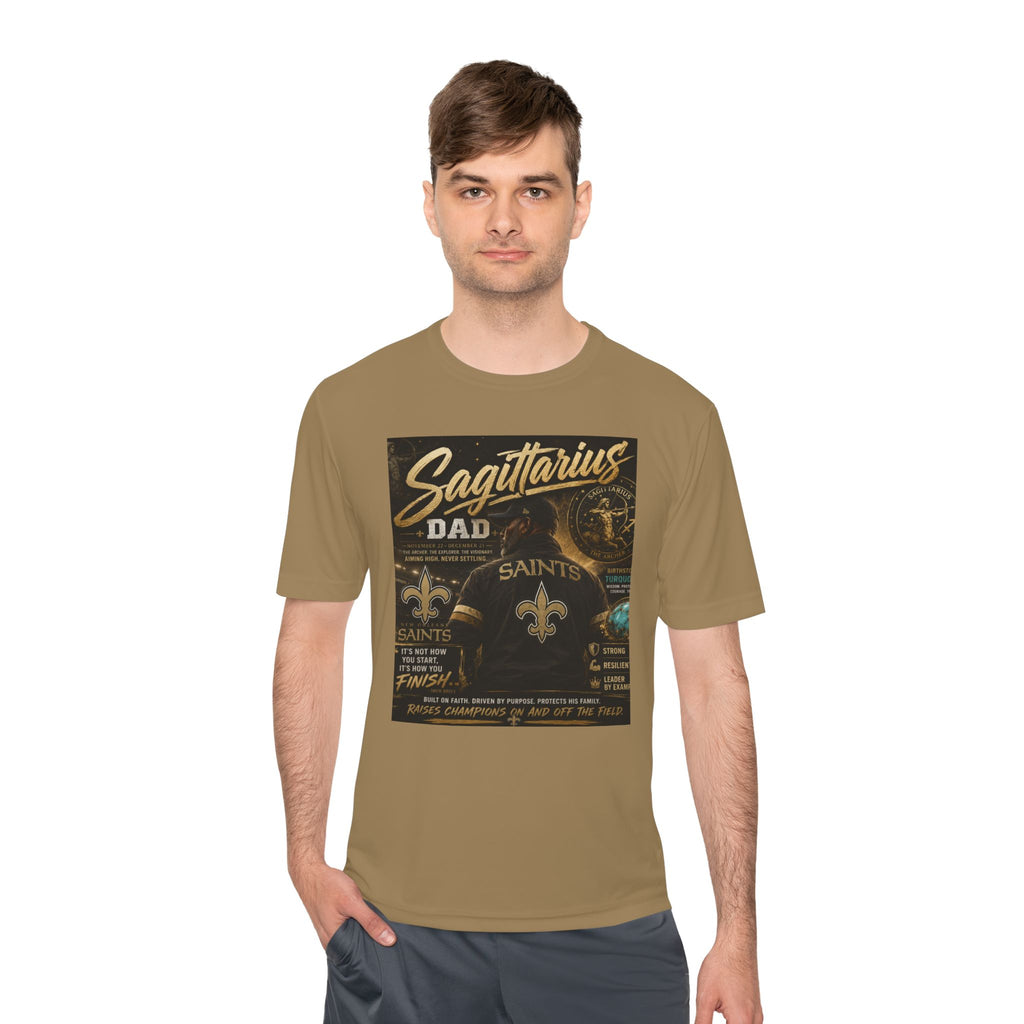 Dad Football Tee | Zodiac Dad T-Shirt