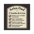 Dad Car Magnet — "3 Truths & A Lie" Funny Zodiac Dad Gift